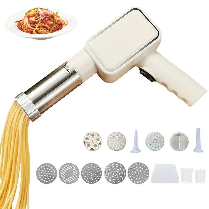 Elektrische Nudelmaschine Handheld, Elektrische Nudel Presse Pastamaschine Automatische Handheld Noo