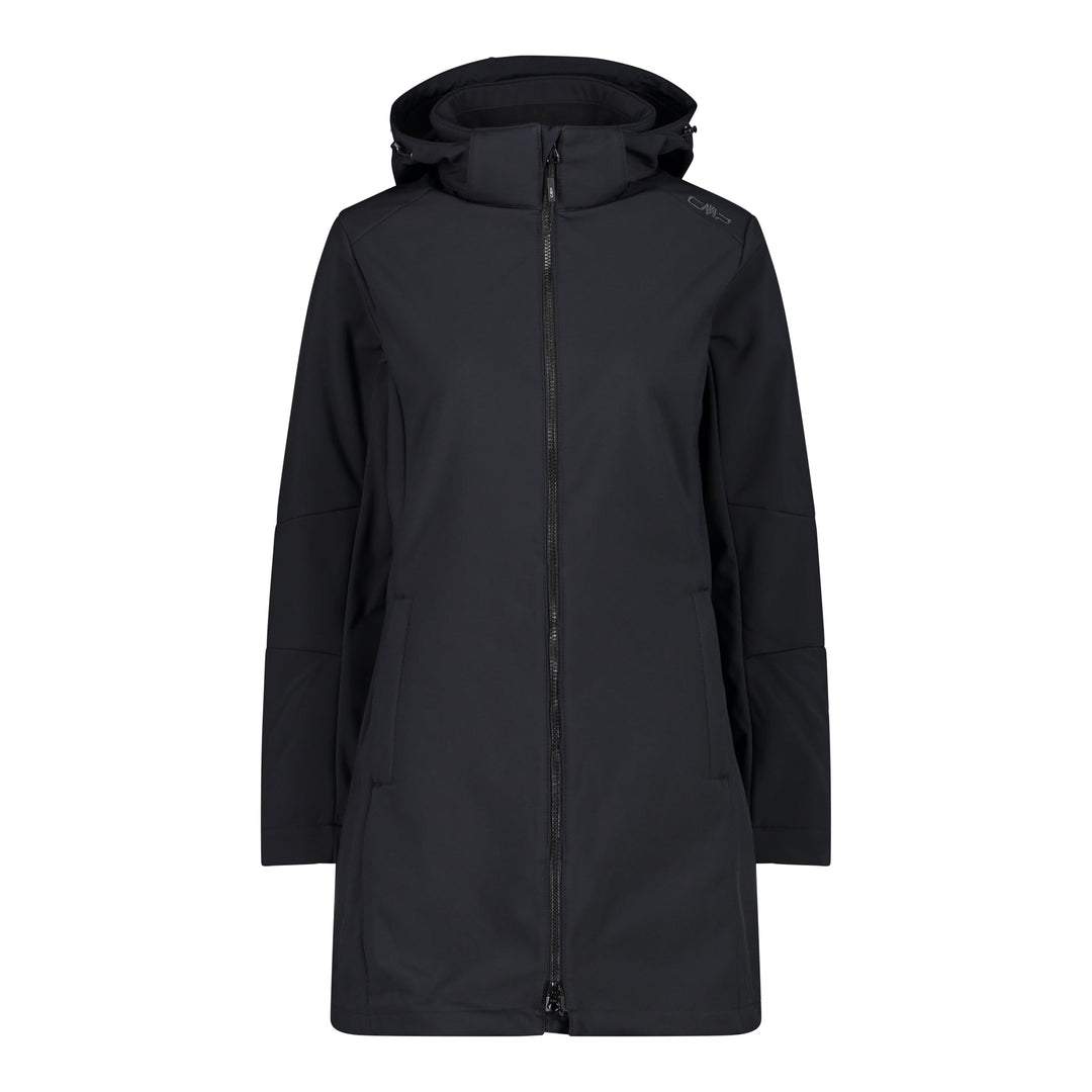 CMP Damen Softshell Mantel D50 Schwarz, D50 Schwarz