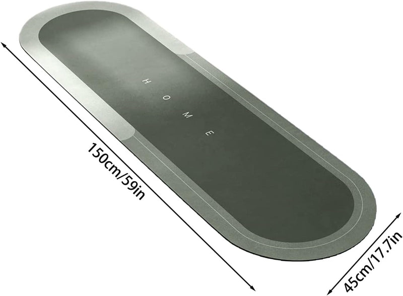 YeahBoom Super Absorbierende Bodenmatte,Schmutzabweisend Bodenmatte Für Bad,Memory-Schaum-Badematten