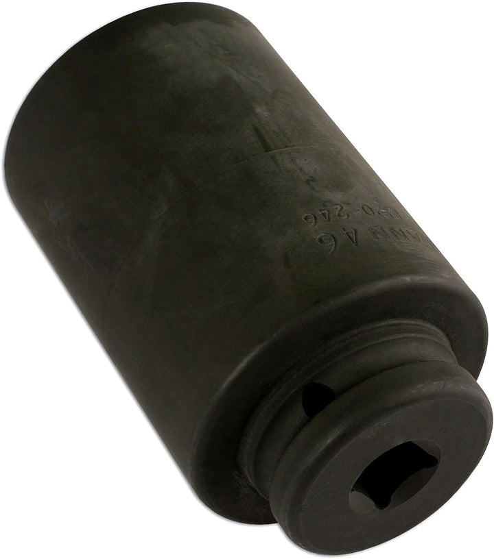 Laser 5531 Zwölfkant-Stecknuss, 46 x 100 mm, 1/2'' Einzelbett, Einzelbett