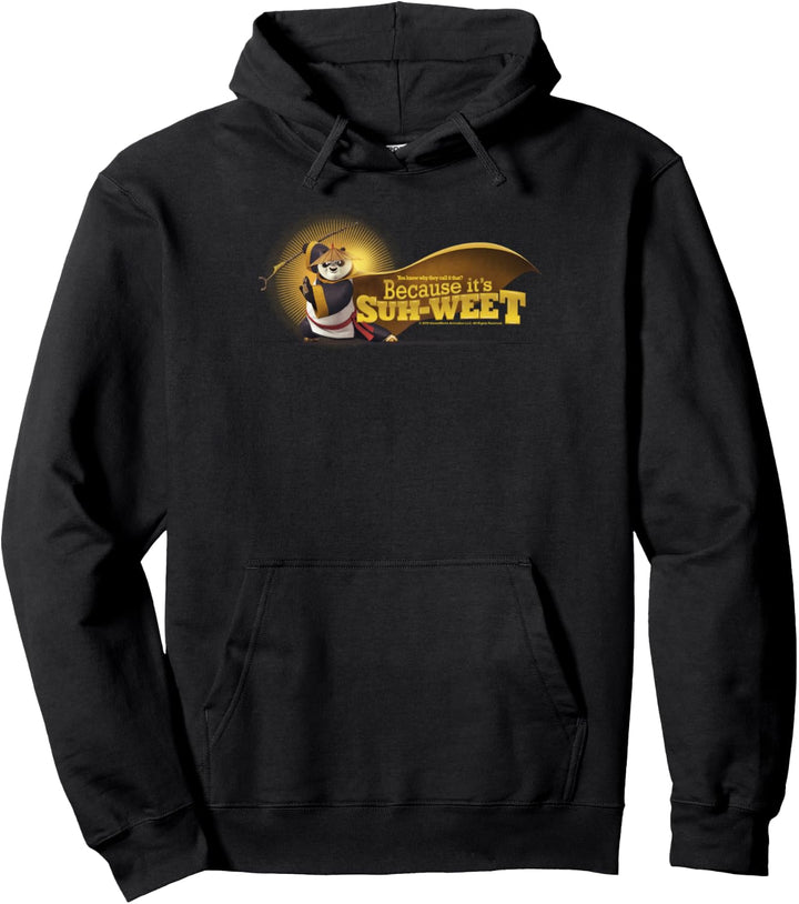 Kung Fu Panda Master Po Suh-weet Action Portrait Pullover Hoodie