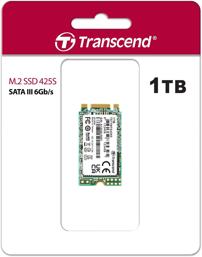 Transcend 1To M.2 2242 SSD SATA3 B+M Key