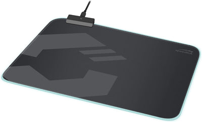 Speedlink LEVAS LED Soft Gaming Mousepad – Beleuchtetes Mauspad – Rutschfeste Maus Unterlage – Aufro