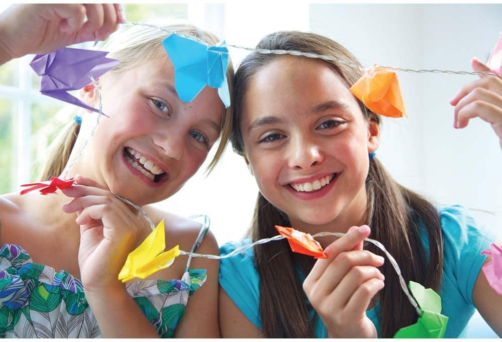 4M Create Your Own Beautiful Origami Lights - DIY Origami Lampen Bastelset für Kinder - Kreatives Ba