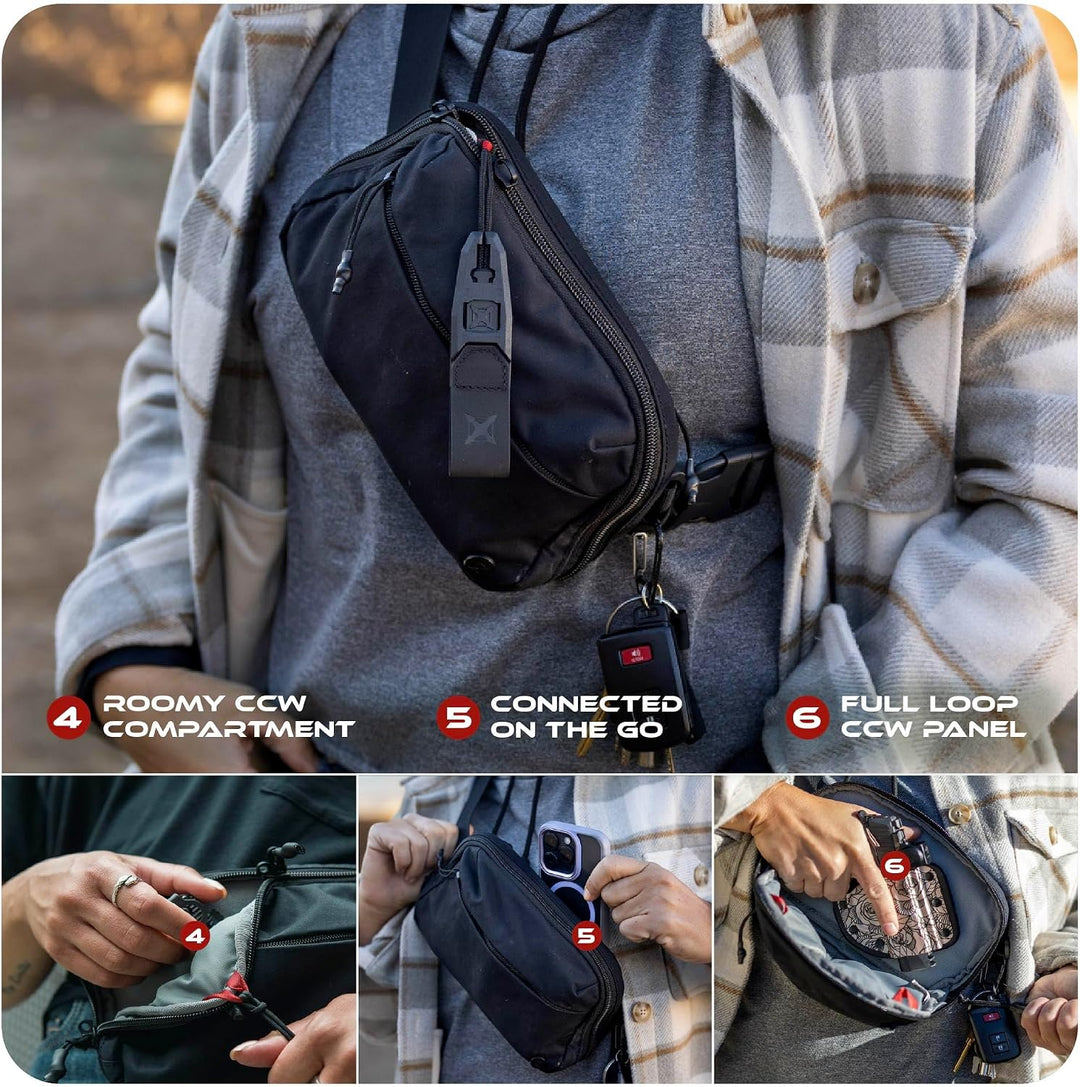 Vertx Everyday Fanny Pack 2.0 CCW Wolf Grey, Wolf Grey