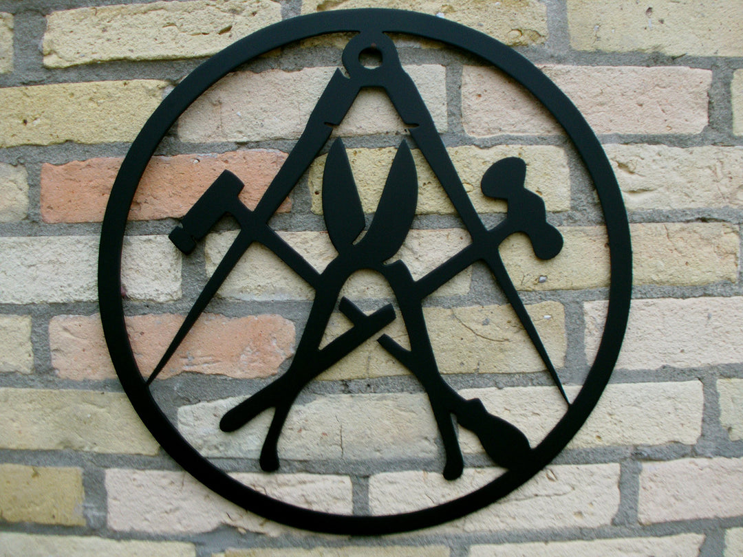 Zunftzeichen Spengler/Klempner 40cm-90cm aus 3mm Stahl, 90cm