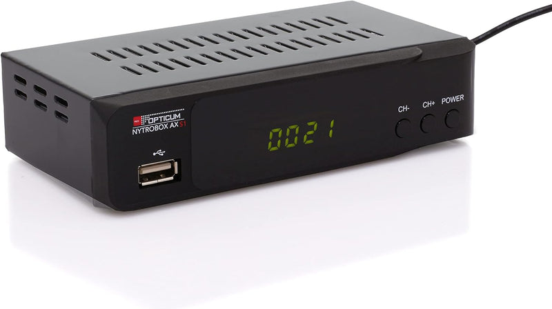 RED OPTICUM NYTROBOX AX S1 Sat Receiver mit Aufnahmefunktion I Digitaler Satelliten-Receiver HD 1080