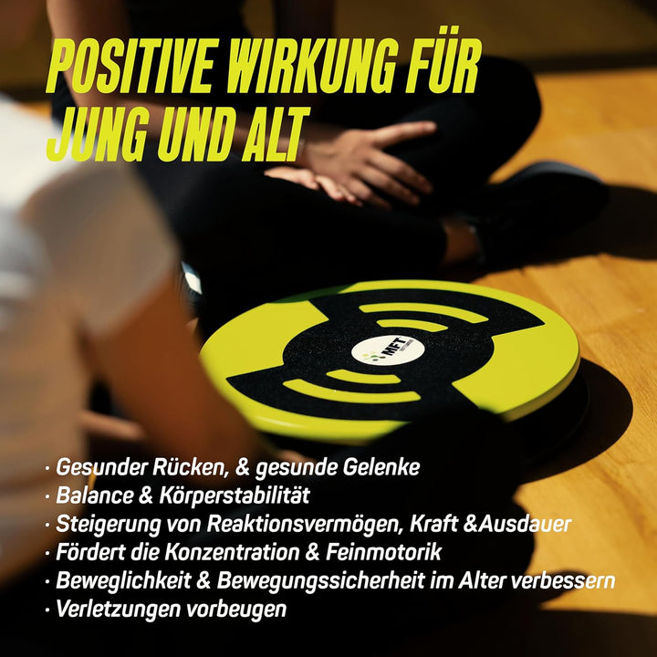 MFT Challenge Disc Digital Balance Board mit digitalem Balancesensor mit kostenloser App für Bewegun