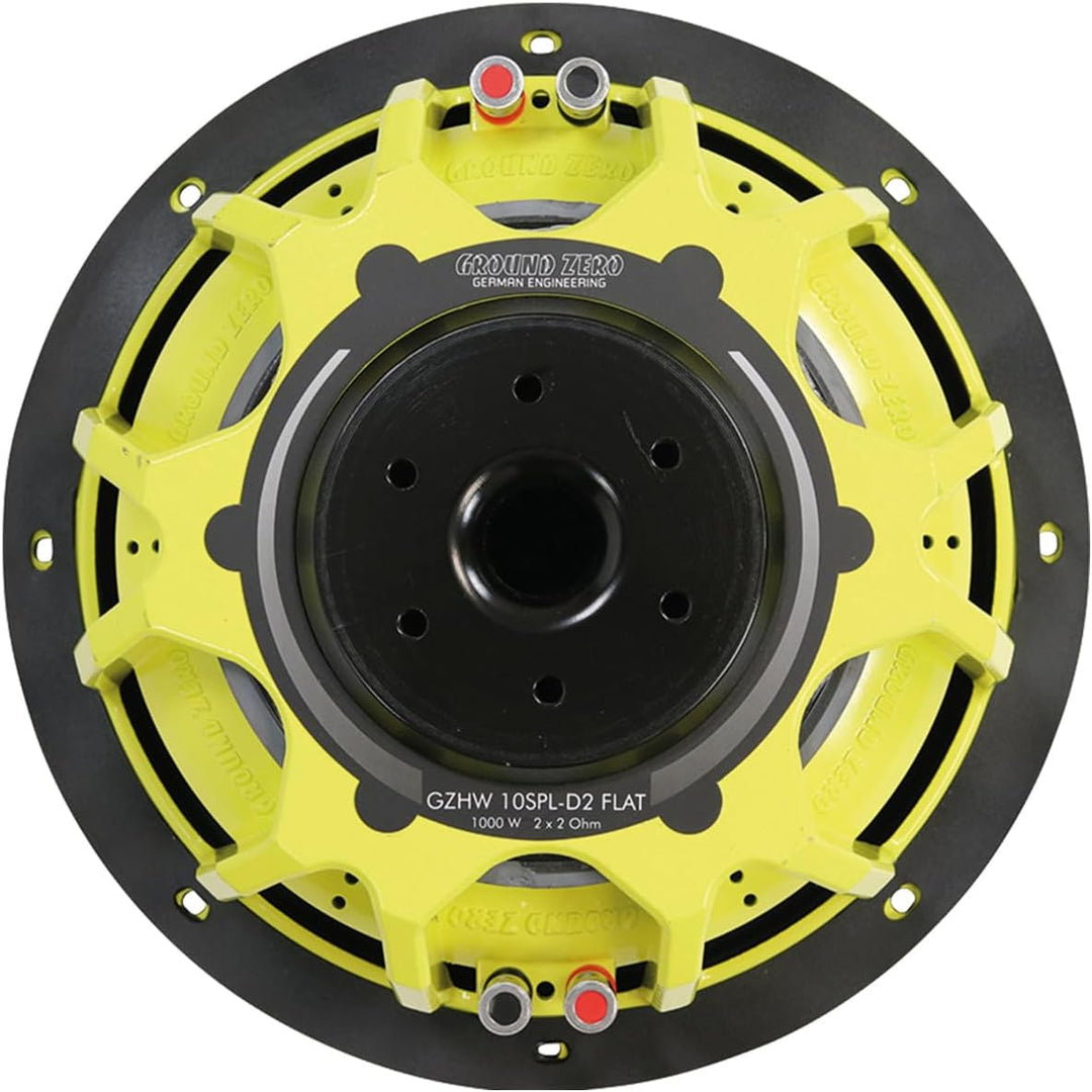 Ground Zero - GZHW 10SPL-D2 Flat - 25 cm Flacher SPL Subwoofer