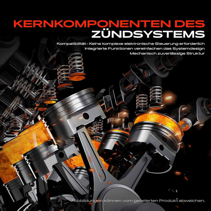 Frankberg Zündverteiler Verteiler Kompatibel mit Kaefer 15 1954-2003 Transporter I 21 23 22 24 25 26