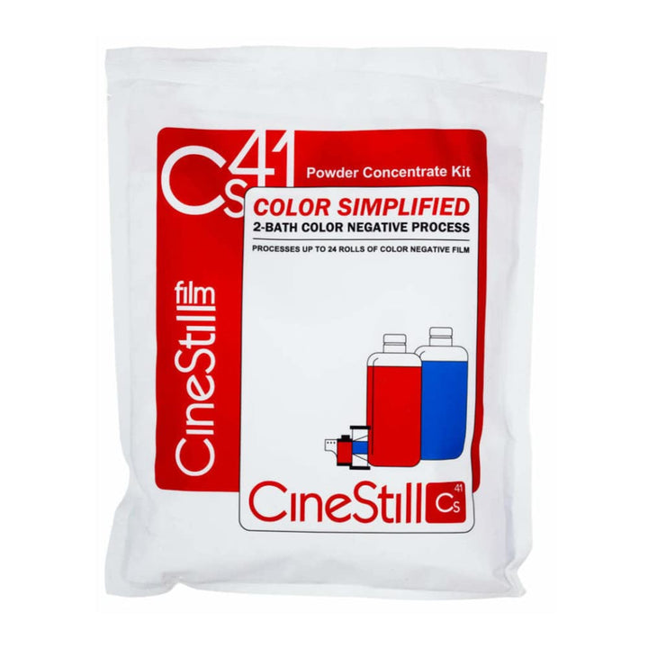 CineStill Cs41 Color Simplified 2-Bad-Pulver-Set (24 Rollen, 800 ISO, Farbe negativ)
