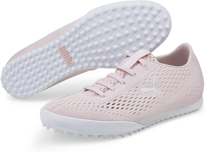 PUMA Damen Monolite Fusion Slip-on Golfschuh 41 EU Chalk Pink Puma White, 41 EU Chalk Pink Puma Whit