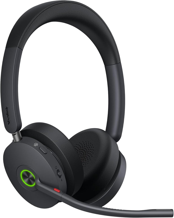Yealink WH68 DECT & Bluetooth kabelloses Dual Headset | Microsoft Teams Zertifiziert | mit Workstati