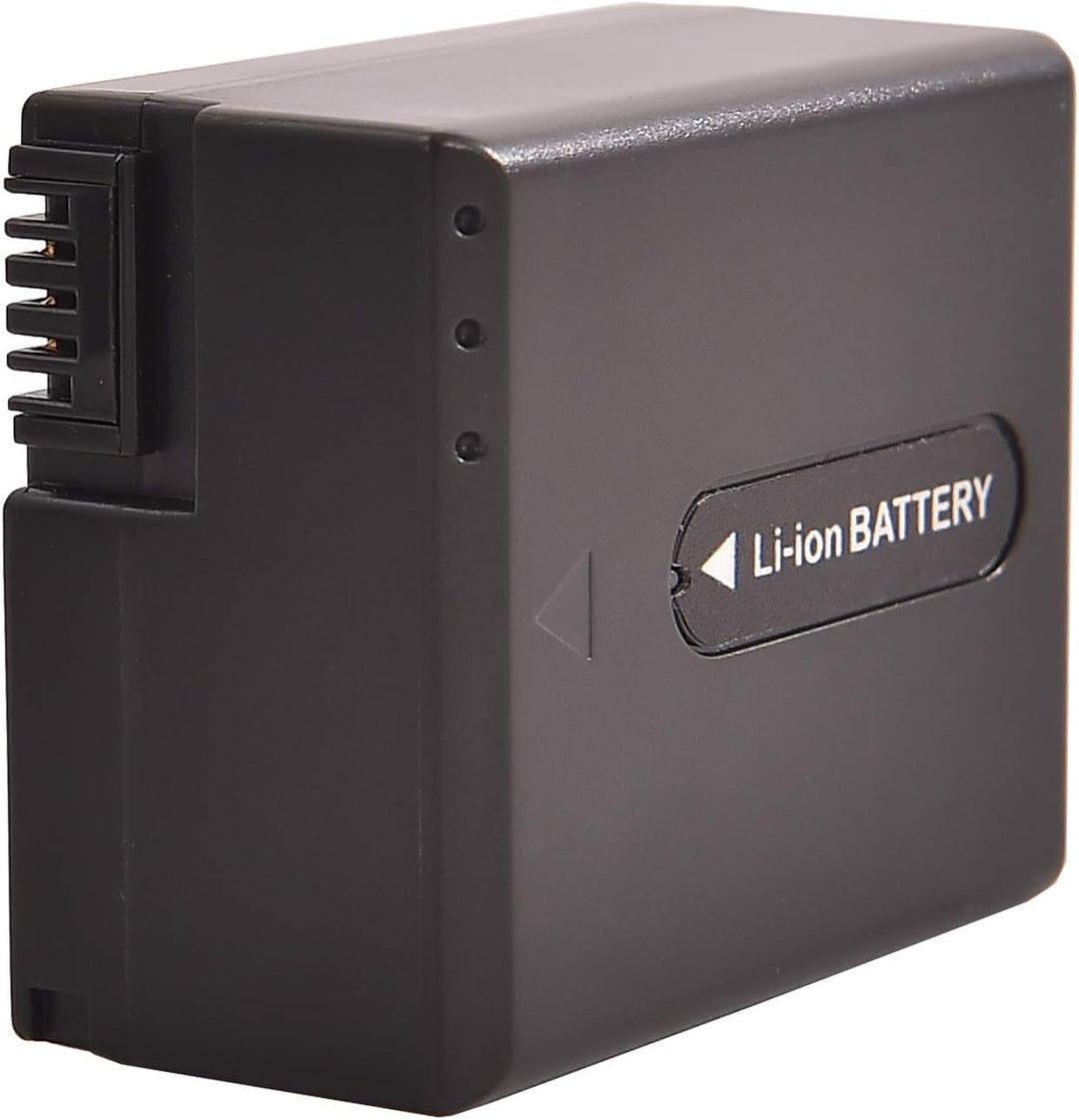 DSTE 2-Stück Ersatzakku Set NP-FF70 Batterie kompatibel mit Sony DCR-IP200K DCR-IP210E DCR-IP220 DCR
