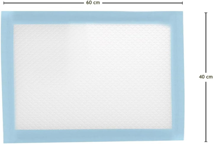 Monsieur Bébé - Set aus 50 wasserfesten Einweg-Babyunterlagen Blau Einzigartig, Blau Einzigartig