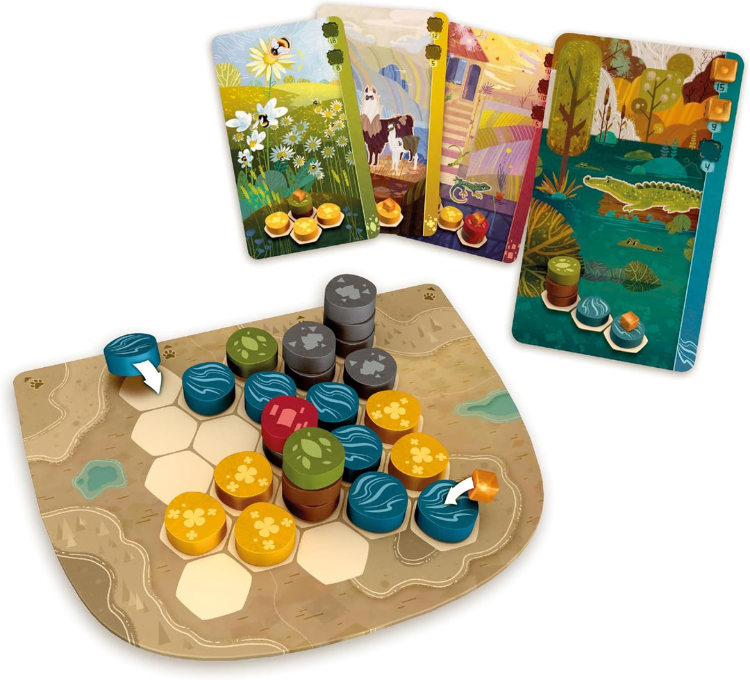 Libellud, Harmonies, Familienspiel, Legespiel, 1-4 Spieler, Ab 10+ Jahren, 30 Minuten, Deutsch