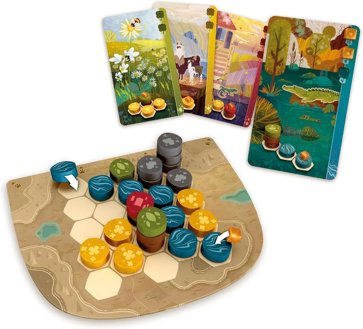 Libellud, Harmonies, Familienspiel, Legespiel, 1-4 Spieler, Ab 10+ Jahren, 30 Minuten, Deutsch