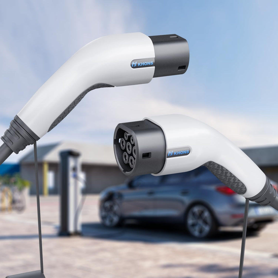Typ 2 Ladekabel 16A/11 kW/3-Phasig/5 Meter Elektroauto Ladekabel Typ 2 auf Typ 2 EV Ladekabel für E
