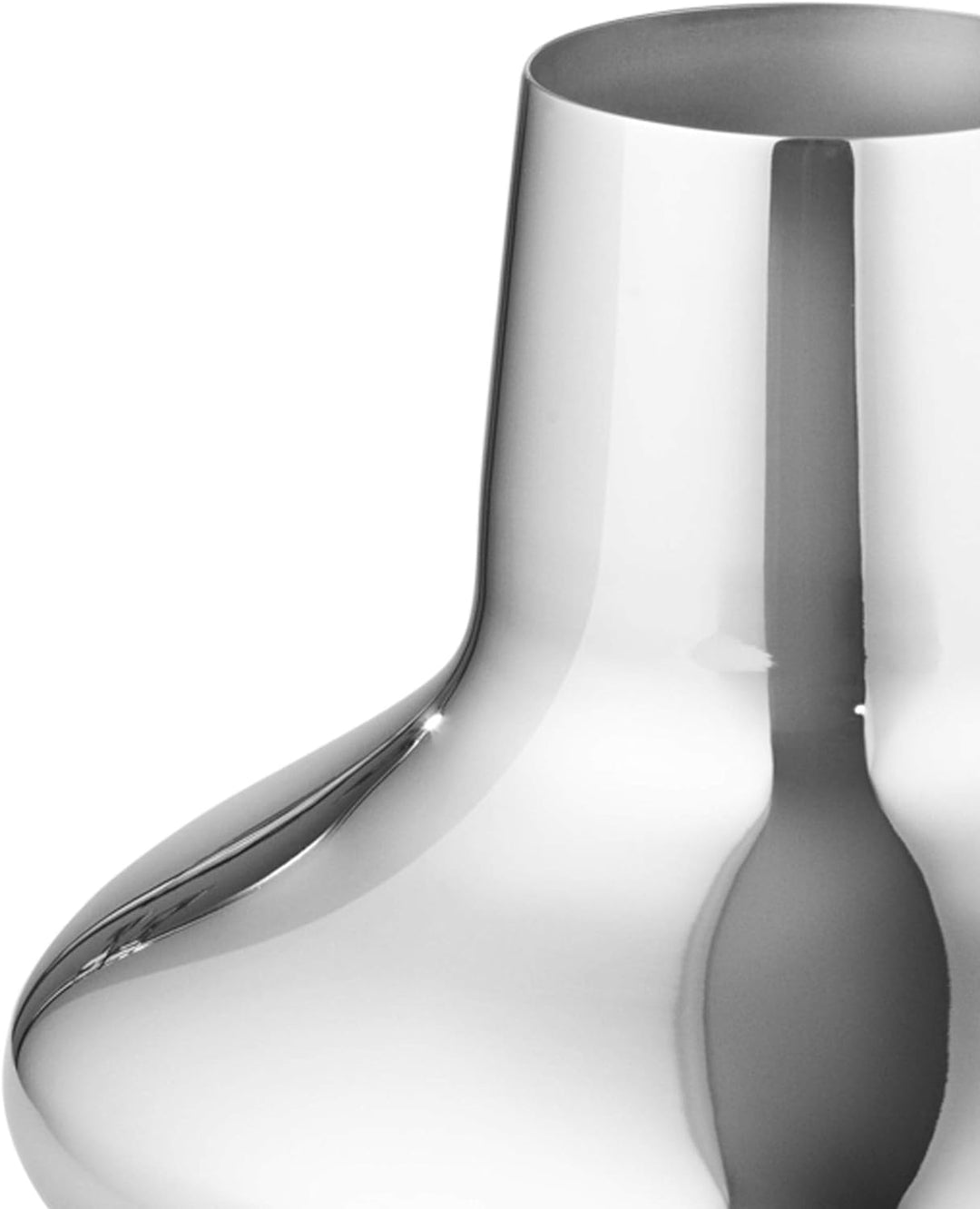 Georg Jensen HK Vase, Edelstahl, Silber, 27 x 27 x 22,2 cm, L