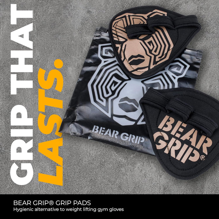 BEAR GRIP® Neopren-Handschuhe für Damen und Herren, hygienische Alternative zu Gewichtheberhandschuh