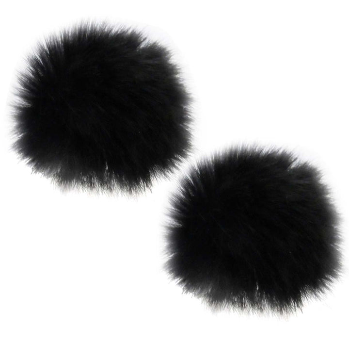 keepdrum 2x WS05 Mini Fell-Windschutz für Lavalier-Mikrofone und Headsets