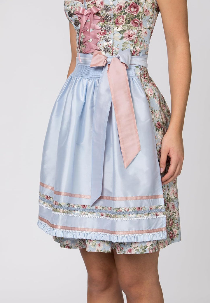 Stockerpoint Damen Dirndl Dara Kleid für besondere Anlässe 32 Hellblau, 32 Hellblau