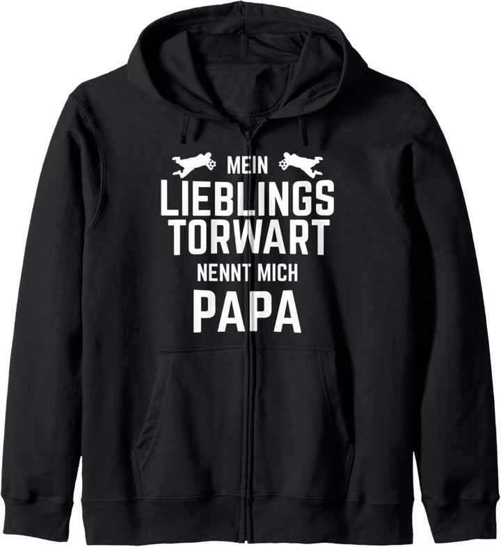 Lieblings Torwart Nennt Mich Papa Fussball Torhüter Torwart Kapuzenjacke