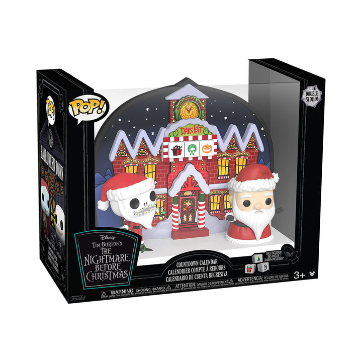 Funko Countdown Calendar: The Nightmare Before Christmas - Doppelseitig - Sammelbare Vinyl-Minifigur