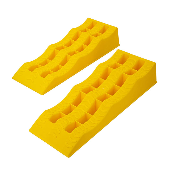 2 x Stufenkeile Auffahrkeile Ausgleichskeil Rampe Keil Set für Wohnwagen Wohnmobil