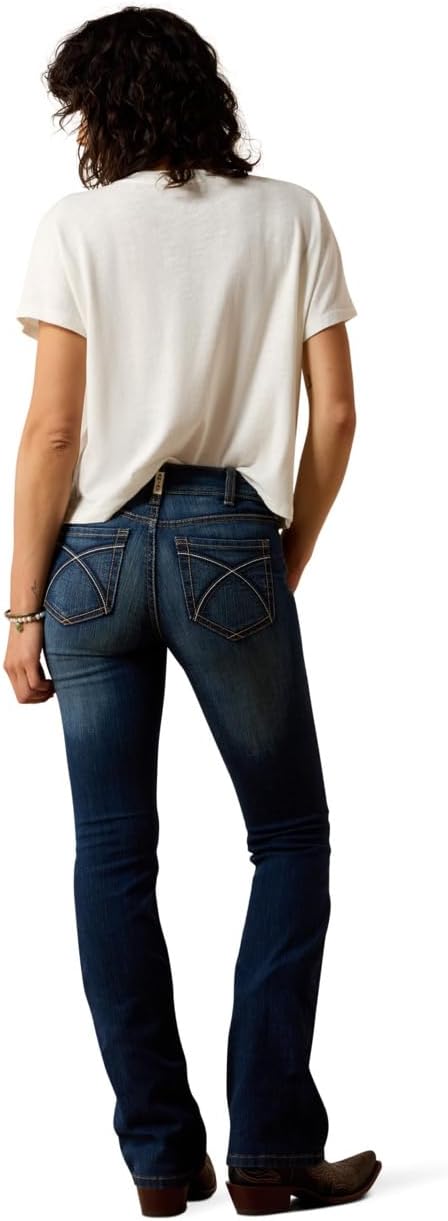 Ariat Damen R.e.a.l. perfekt sitzende Stretch-Jeans mit Bootcut-Bein, Rosa 31 Lita, 31 Lita