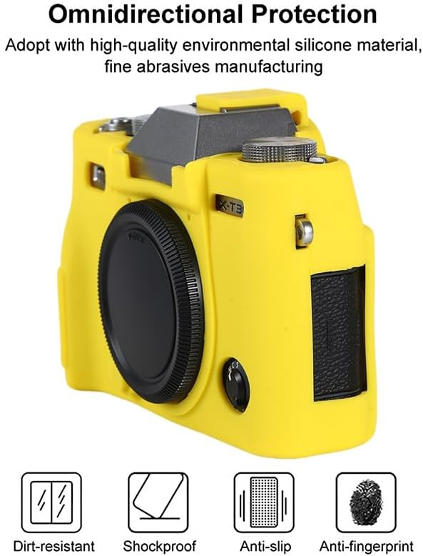 Kameratasche für Fujifilm X-T30 II, Silikon-Gummi, Kameragehäuse, Schutzhülle für Fujifilm X-T30 II