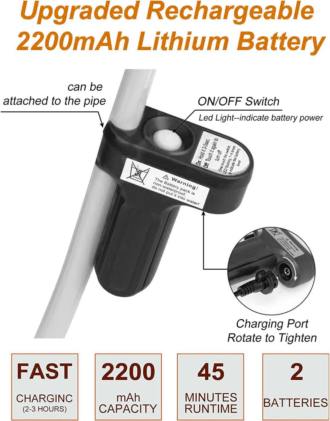 Zooma Tragbare Duschen Camping Dusche, Campingdusche mit Tauchpumpe, Tragbar Outdoor Dusche Wasserpu