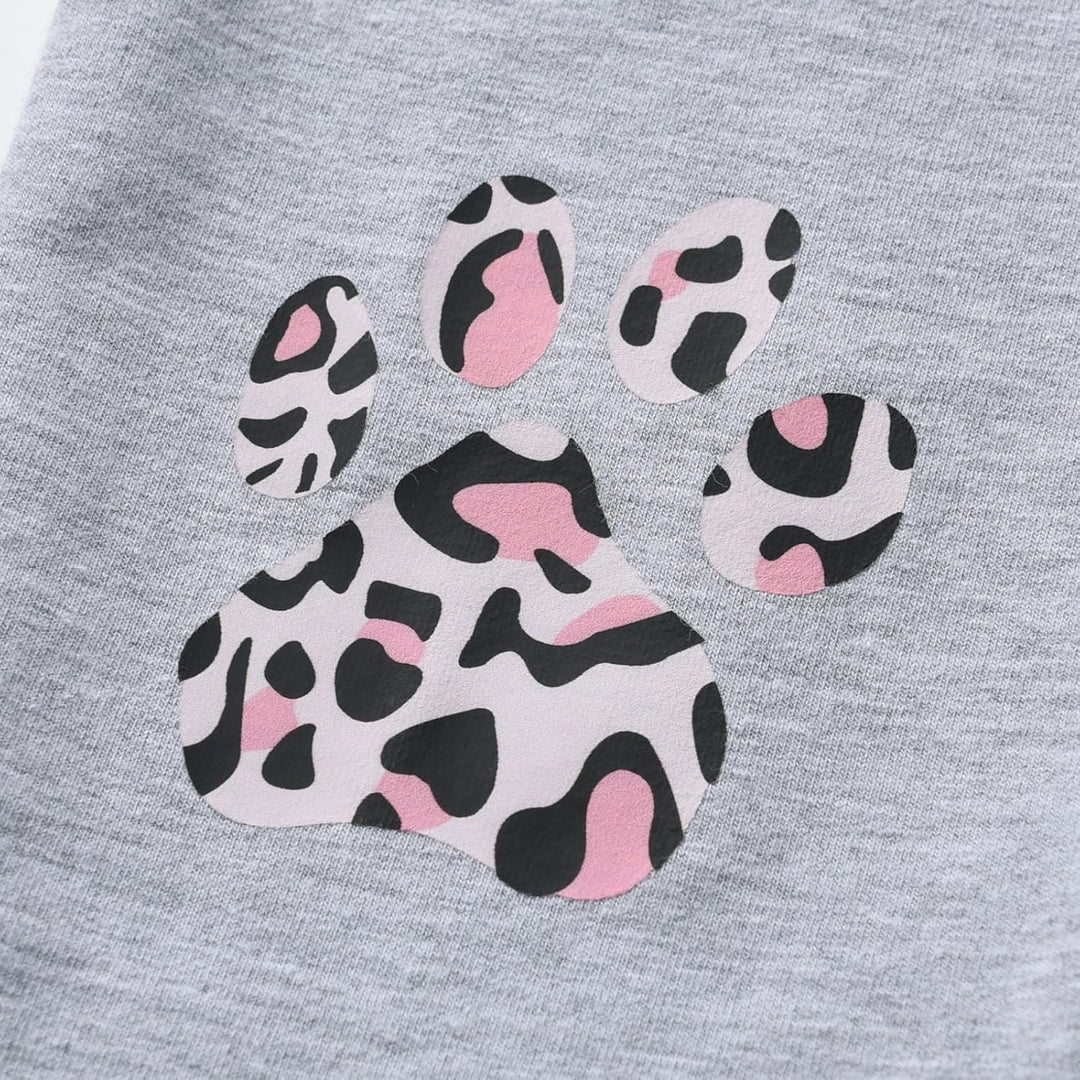 Derouetkia Kleinkind Baby Mädchen Sweatshirt niedliche Katze Druck + Hose für kleine Mädchen Outfit