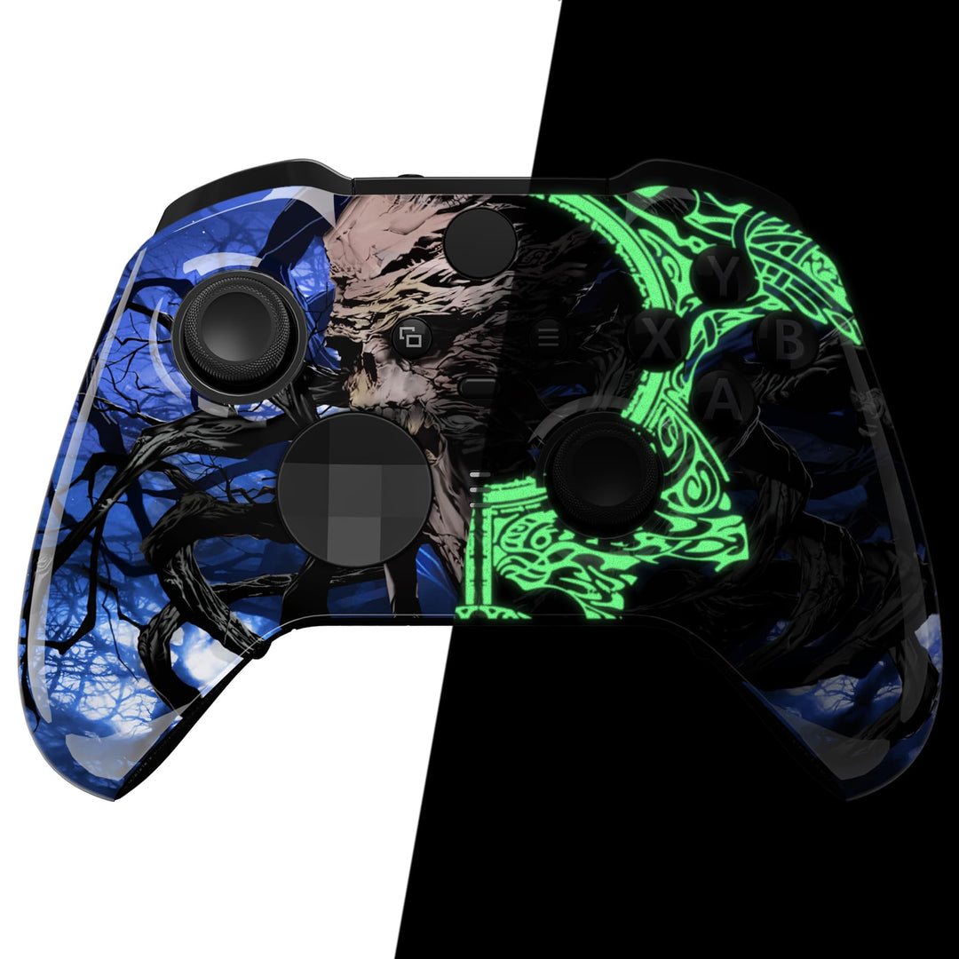 eXtremeRate Front Case für Xbox Elite Series 2/Series 2-Core Controller,DIY-Ersatz Hülle&Thumbstick