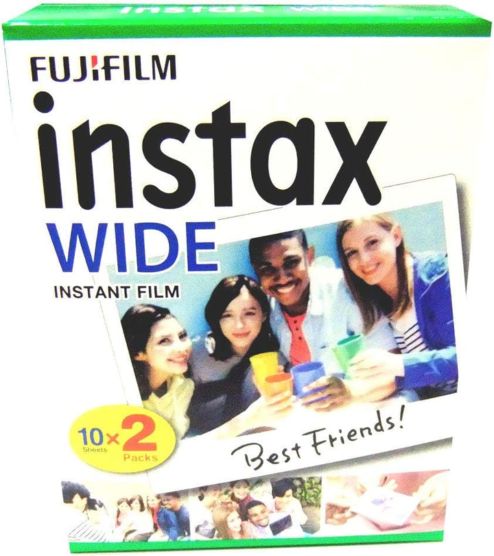Bundle von 5 Packungen mit 20 Film Instax wide. Total 100 films