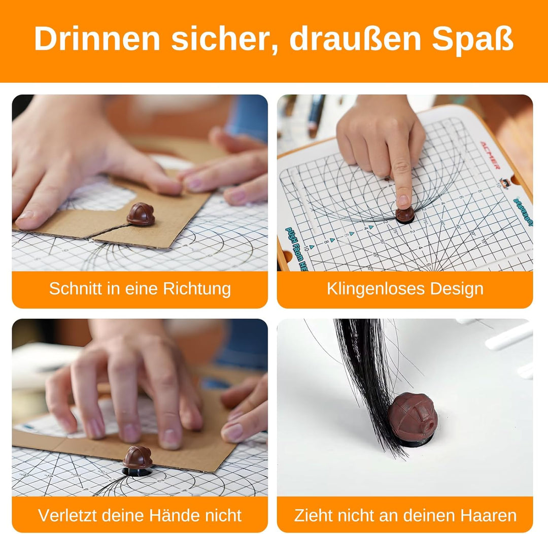SainSmart BEAVERBOT Kartonschneider für Kinder – Sicheres DIY-Bastelset für Jungen & Mädchen ab 3 Ja