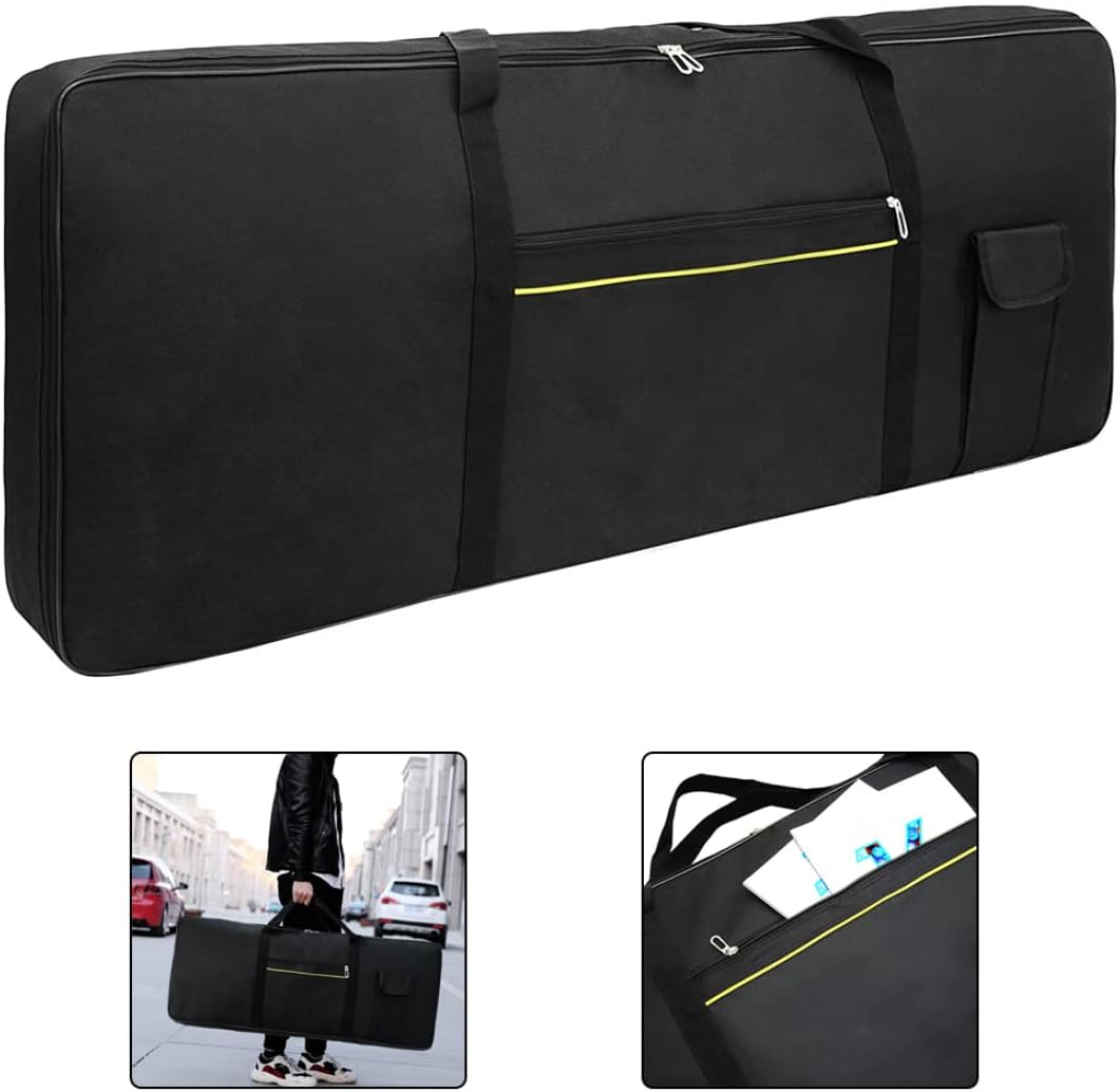 Keyboard Gig Bag 76 Tasten Tragbares E-Piano Gepolsterte Keyboard-Tragetasche Tragbare Keyboard-Trag