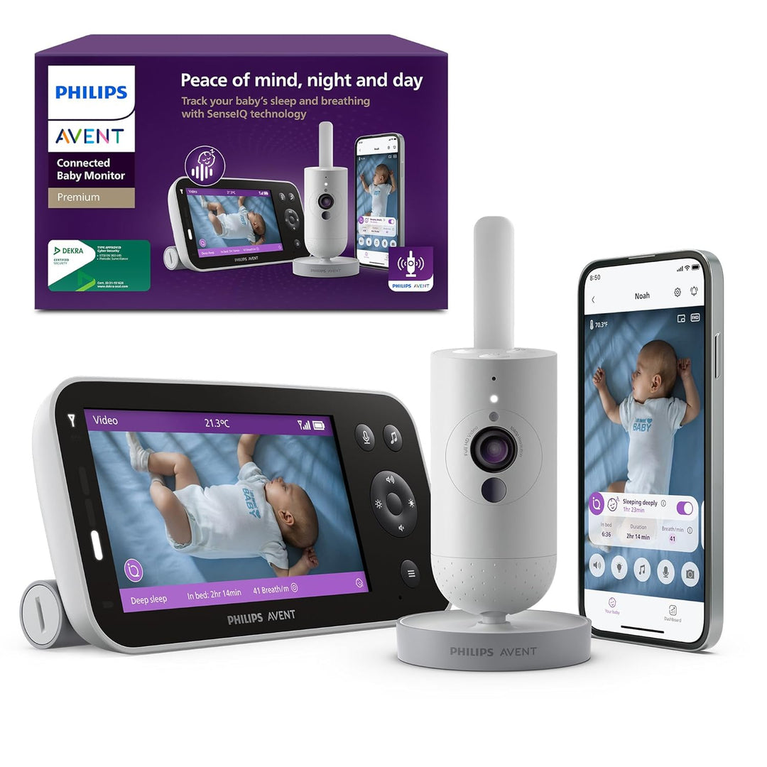 PHILIPS Avent Premium Connected Videophone, das bisher beste Babyphone von Avent, Schlaf- und Atmung