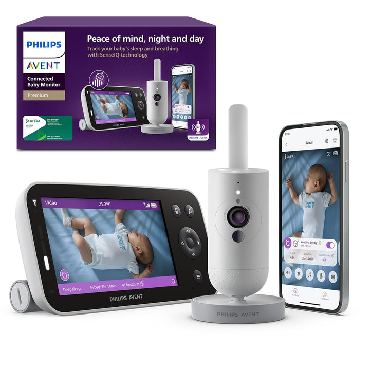 PHILIPS Avent Premium Connected Videophone, das bisher beste Babyphone von Avent, Schlaf- und Atmung