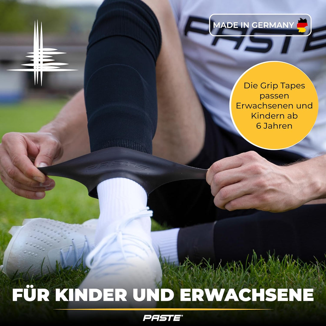 PASTE ® Schienbeinschonerhalter aus Silikon - DAS ORIGINAL - Fussball für Herren, Damen & Kinder Sch