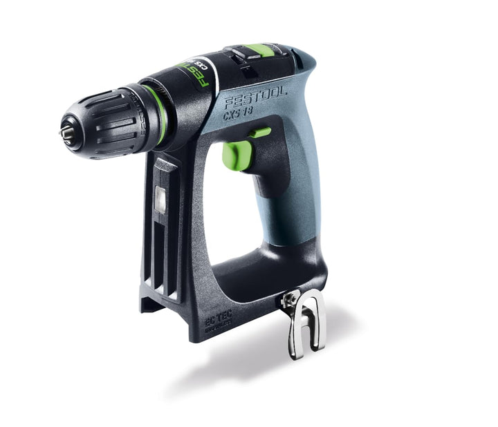 Festool Akku-Bohrschrauber CXS 18-Basic (mit Schnellspannbohrfutter, Gürtelclip), im Systainer, Basi