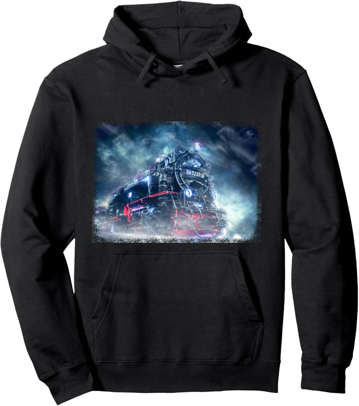 Eisenbahn Dampflokomotive Lokomotive Zug Train Modell Bahn Pullover Hoodie