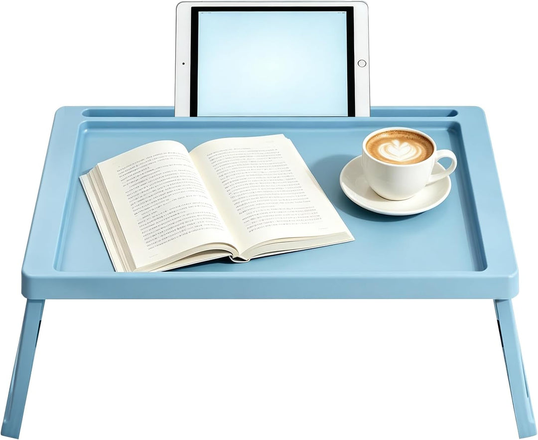 Betttablett klappbar – Frühstück im Bett &amp; Laptop-Arbeit | Serviertablett aus robustem Kunststoff, 5