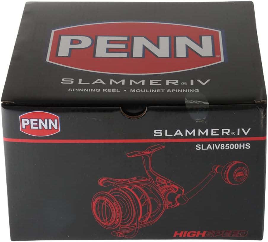 PENN Slammer IV Salzwasser-Spinnrolle – Vollmetall-, Hochleistungs-Spinn-, Jigging- oder Köderrolle