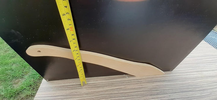 4 X Schiebestock für Tischkreissägen, Fräsen und Hobel,Bandsäge -Eiche 410x65x10 mm