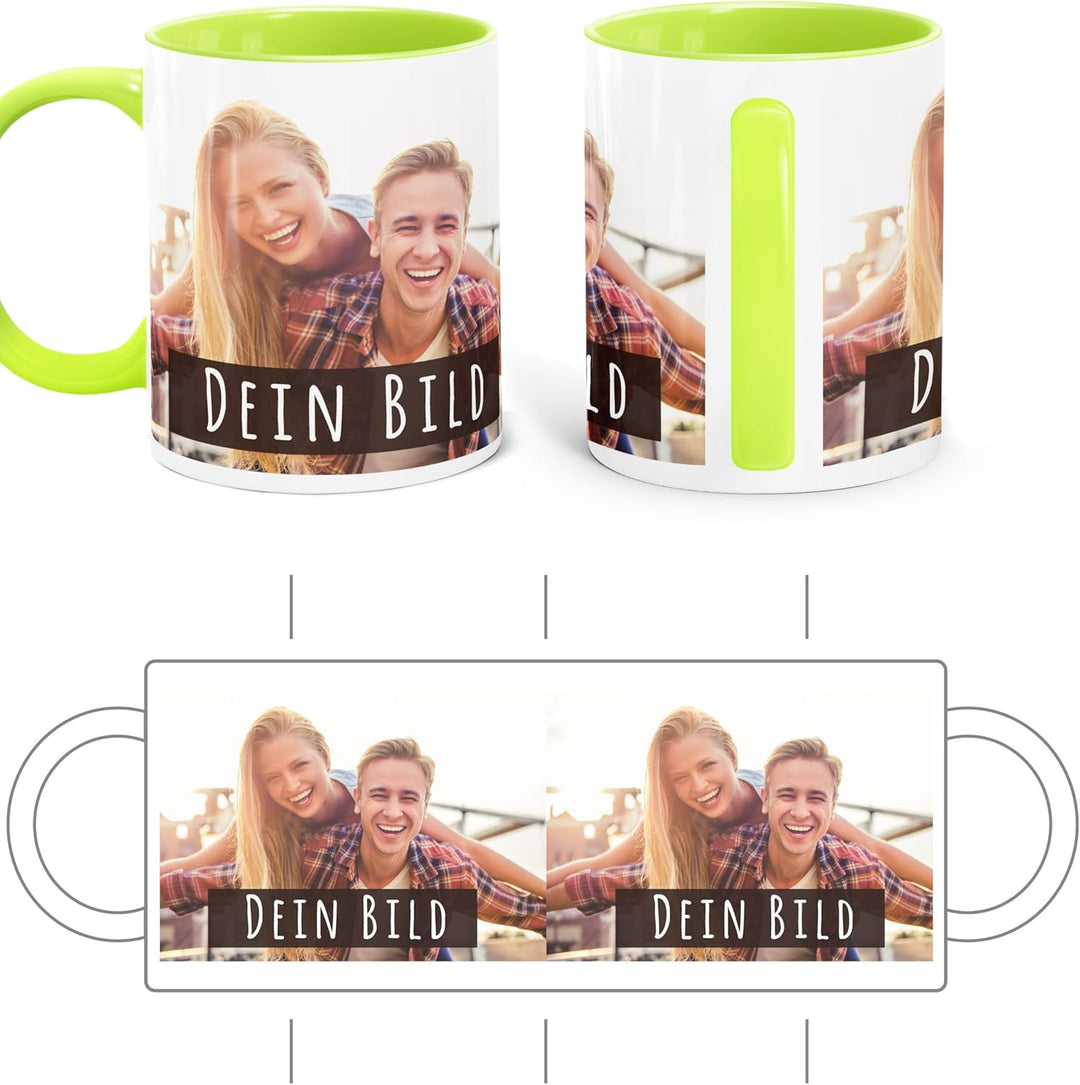 personalisierte Fototasse mit eigenem Foto persönliches Geschenk Kaffeetasse mit Bild selbst gestalt