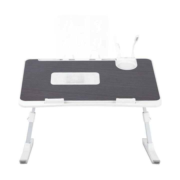 Betttisch höhenverstellbar, mit 4 einstellbare Winkel, Klappbarer Lapdesk, für Sofa Couch Boden Arbe