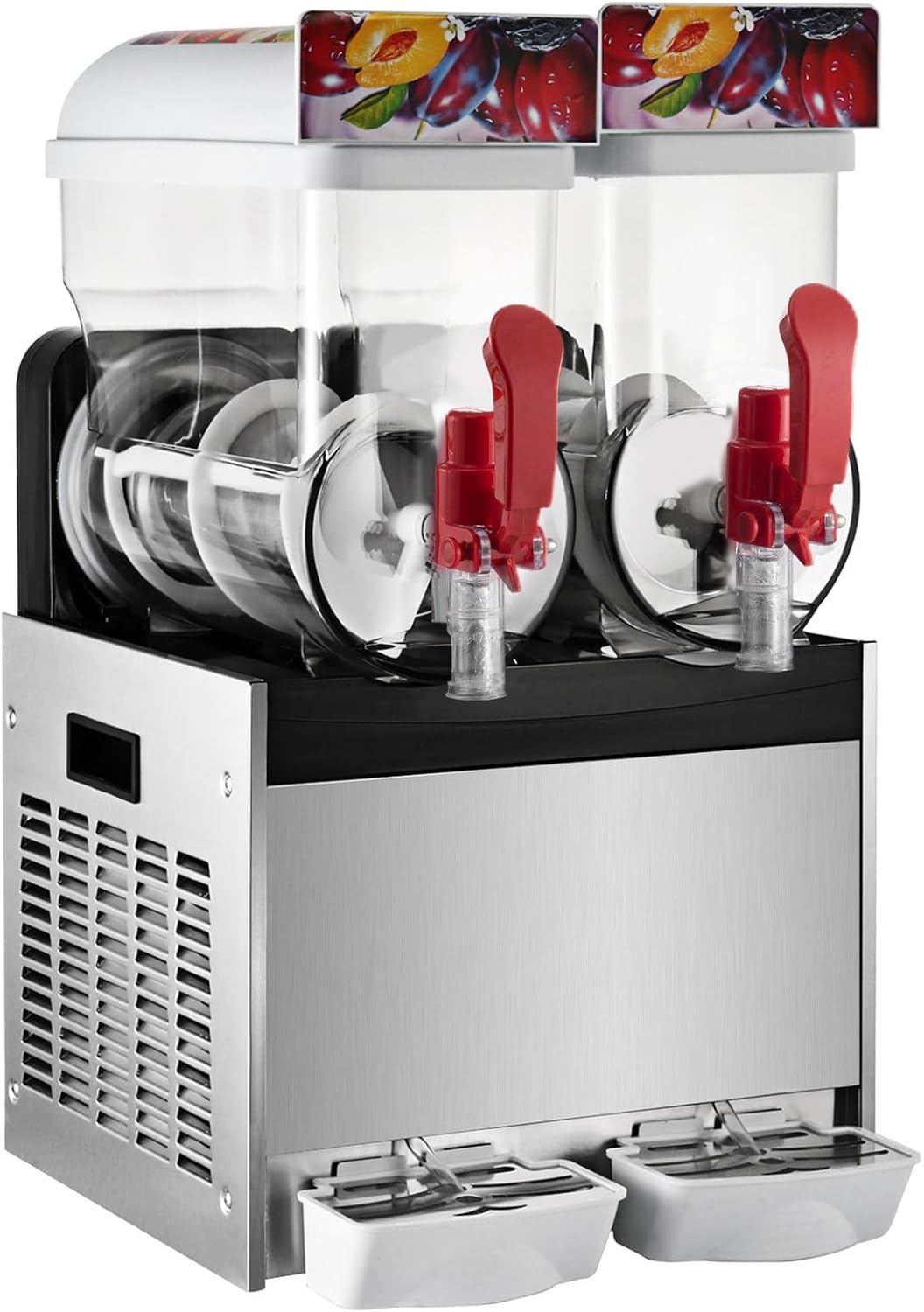 15L x 2 Slushie Maschine mit Fast Cool Kompressor – Gerät zur Zubereitung von Slushies, Margaritas,