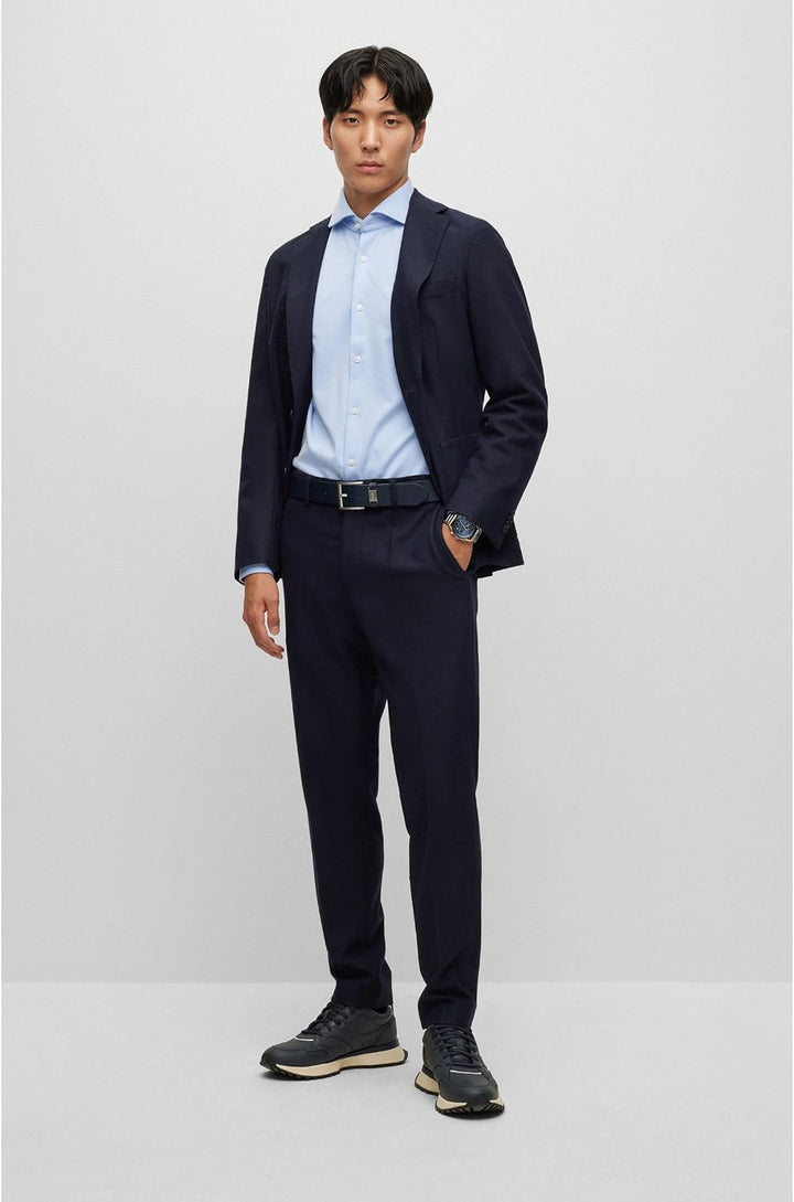 BOSS Herren Hemd P-Hank-Spread 38 Hellblau450, 38 Hellblau450