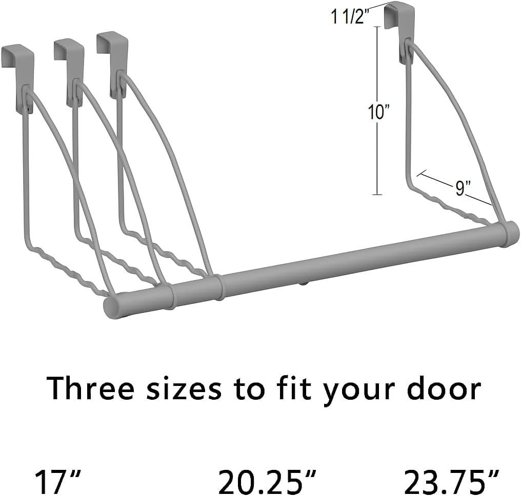 Hold N Storage Türgarderobe für die Tür, Kleider-Organizer und Tür-Aufhänger für Kleidung oder Handt